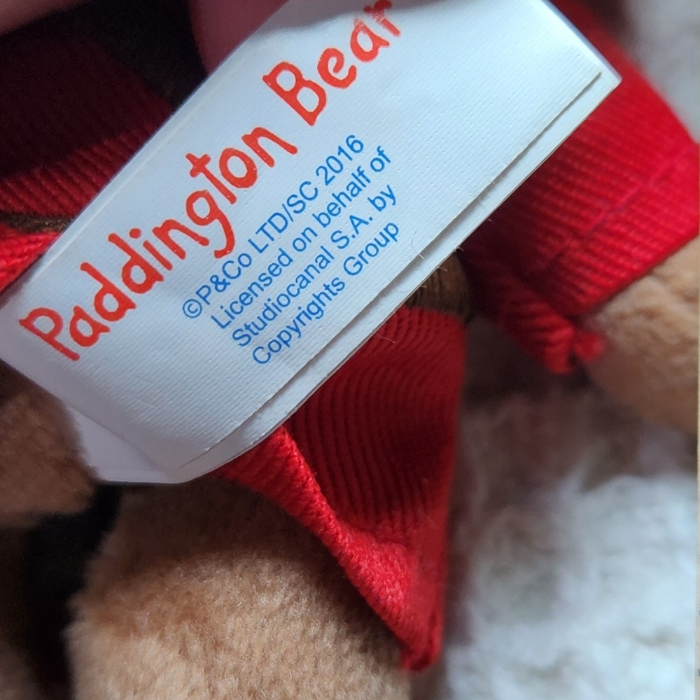 Paddington Bear Keychain with Red Coat 2016 NWT - Picture 8 of 8